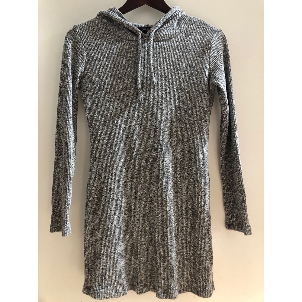 Long Sleeve Fitted Hoodie Dress